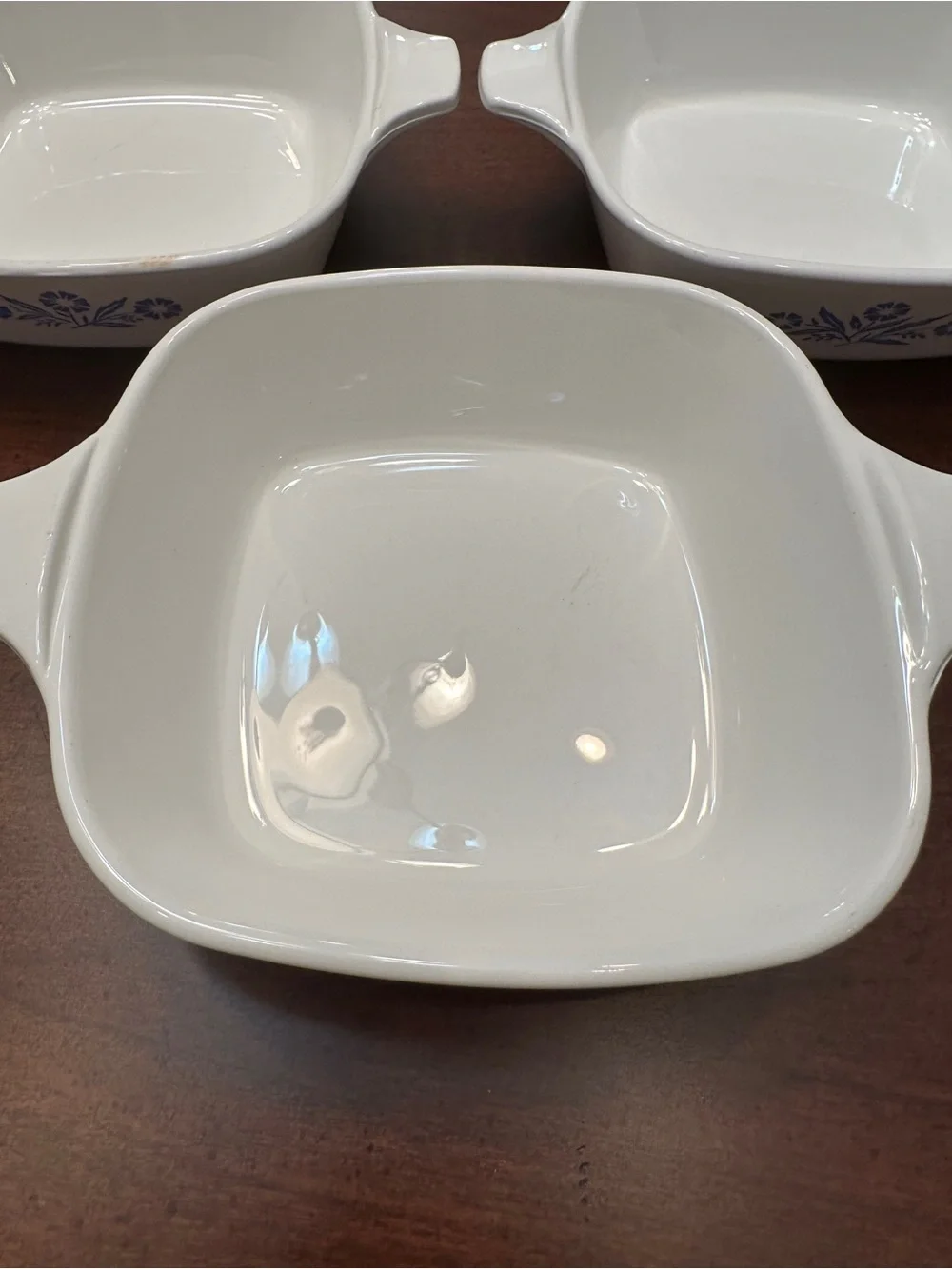 Set of 3 Corningware Blue Cornflower P-41 Petite Pans